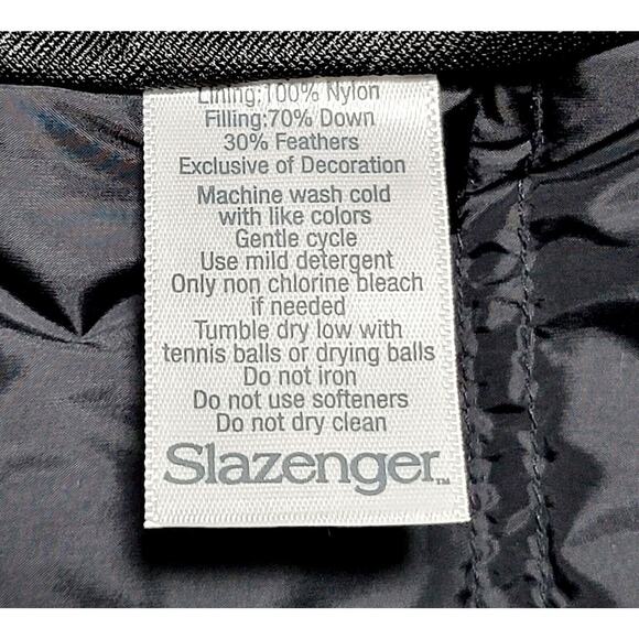 NWT SLAZENGER Tech Down Quilted Black Golf Puffer Vest Womens‎ Size XS MSRP $80 - Picture 10 of 10